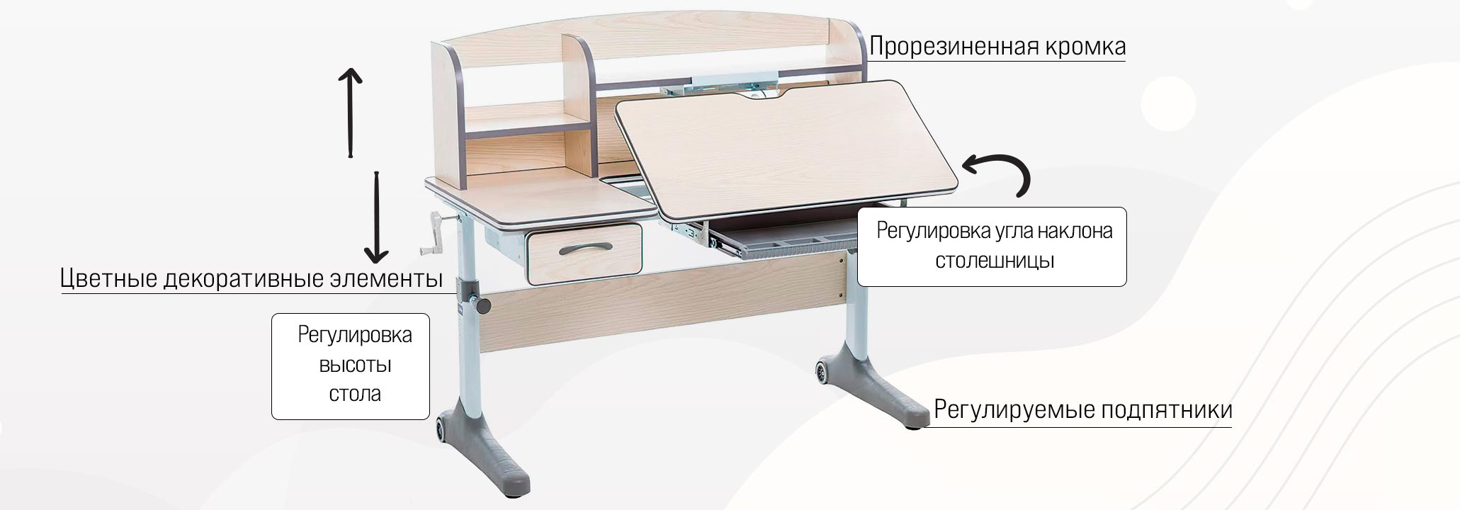 RU86853U1 - Стол-парта - Google Patents